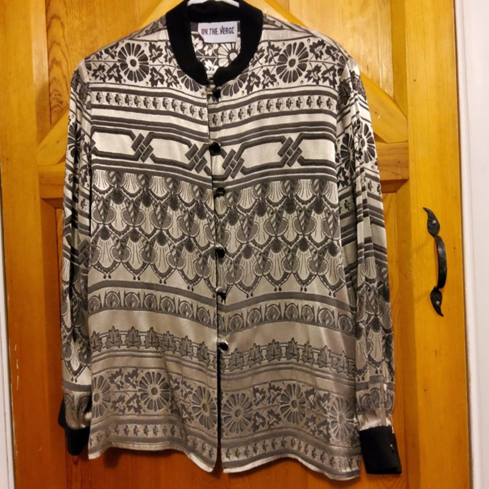 On The Verge Long Sleeve Asian Inspired Tunic